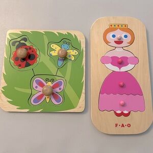 Wooden Educational Matching Puzzles